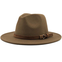 Load image into Gallery viewer, Hat Suede Belt Woolen Hat
