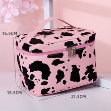 Load image into Gallery viewer, Cow Print Cosmetic Bag - KOC
