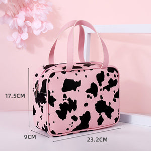 Cow Print Cosmetic Bag - KOC