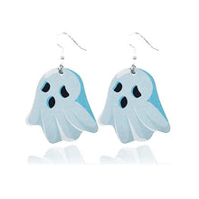 Load image into Gallery viewer, Halloween Teardrop Leaf Drop Earrings（MOQ3, color can mix） - KOC
