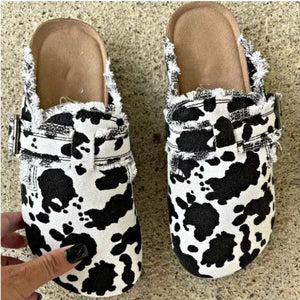 Leopard Print Loafers-cow-koc