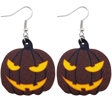 Load image into Gallery viewer, Halloween Faux Leather Earrings（MOQ3, color can mix） - KOC
