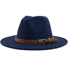 Load image into Gallery viewer, Hat Suede Belt Woolen Hat
