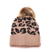 Load image into Gallery viewer, Women&#39;s Leopard Winter Knitted Beanie - KOC
