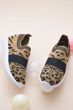 Load image into Gallery viewer, Comfortable Leopard-Print Knitted Shoes - khaki-KOC
