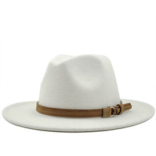 Load image into Gallery viewer, Hat Suede Belt Woolen Hat
