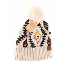 Load image into Gallery viewer, Ladies  Print Thermal Knit Hat
