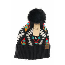 Load image into Gallery viewer, Ladies  Print Thermal Knit Hat
