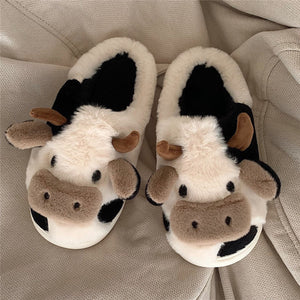 Cute Cow Cotton Slippers - KOC