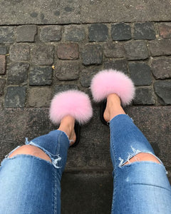 Fur Slippers Slides For Women - KOC