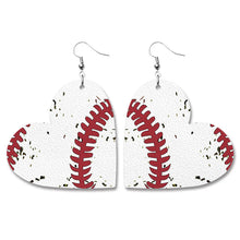 Load image into Gallery viewer, Baseball Volleyball Old Leather Earrings/For 3
