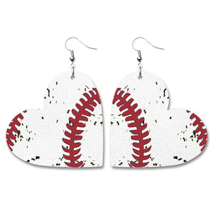 Baseball Volleyball Old Leather Earrings/For 3