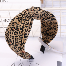 Load image into Gallery viewer, Leopard Black and White Dot Headband|3pcs
