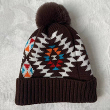 Load image into Gallery viewer, Ladies  Print Thermal Knit Hat
