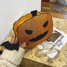 Load image into Gallery viewer, Pumpkin Bat Crossbody Bag - KOC
