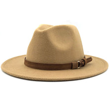 Load image into Gallery viewer, Hat Suede Belt Woolen Hat
