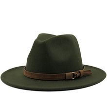 Load image into Gallery viewer, Hat Suede Belt Woolen Hat
