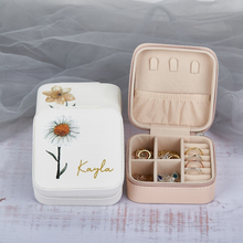 Load image into Gallery viewer, Personalized Travel Jewelry Box with Name
