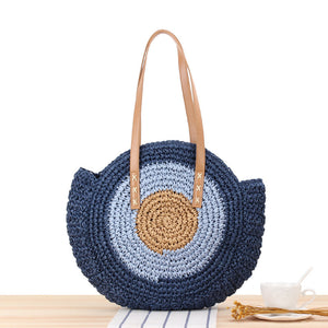 Ladies woven beach straw bag - KOC