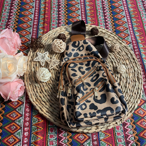 Leopard Print Chest Bag