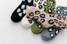 Load image into Gallery viewer, Leopard Print Soft Women Fuzzy Socks|12pc
