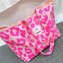 Load image into Gallery viewer, Leopard Pattern Shopping Recycled Bag
