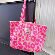 Load image into Gallery viewer, Leopard Pattern Shopping Recycled Bag
