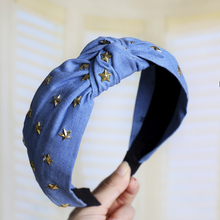 Load image into Gallery viewer, Blue Star Headband|3pcs
