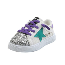 Load image into Gallery viewer, Fashion Sequins Kids Shoes-Purple
