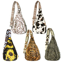 Load image into Gallery viewer, Preorder-Leopard and Cow Print Crossbody Bag
