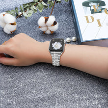 Load image into Gallery viewer, Diamond Set Metal Bracelet
