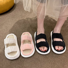 Load image into Gallery viewer, Fashion Plush House Slippers
