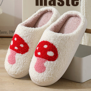 Mushroom Cutton Slippers