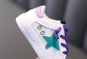 Fashion Sequins Kids Shoes-Purple