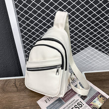 Load image into Gallery viewer, Cross body Small Chest Bag-White
