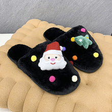 Load image into Gallery viewer, Christmas plush parent-child slippers - KOC
