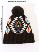 Load image into Gallery viewer, Ladies  Print Thermal Knit Hat
