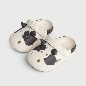 Anti-slip Slippers for Cows Black