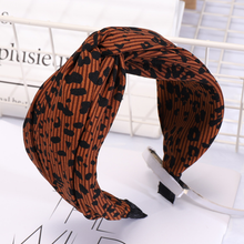 Load image into Gallery viewer, Leopard Black and White Dot Headband|3pcs
