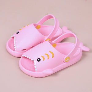 Kids EVA Shark Slippers-Pink