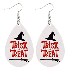 Halloween Faux Leather Earrings（MOQ3, color can mix） - KOC