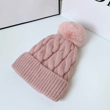 Load image into Gallery viewer, Winter Cashmere Wool Padded Thickened Women&#39;s Hat
