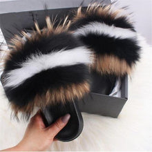 Load image into Gallery viewer, Tiosebon Fur Slippers - KOC
