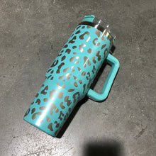 Load image into Gallery viewer, Leopard Stainless Steel Handle Insulated Tumblers
