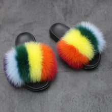 Load image into Gallery viewer, Tiosebon Fur Slippers - KOC
